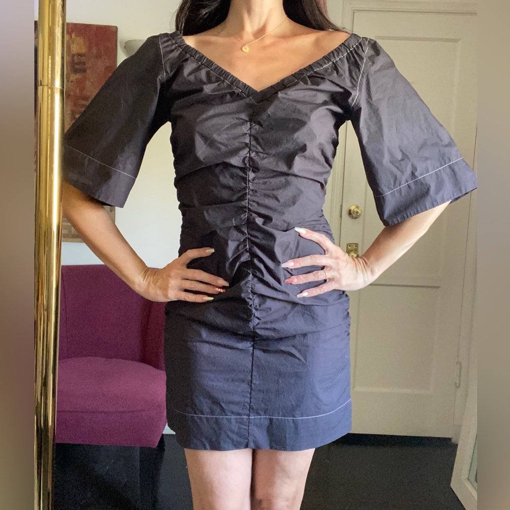 Black mini dress